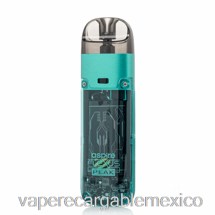 Vape Recargable Aspire Flexus Peak Pod System Verde Agua